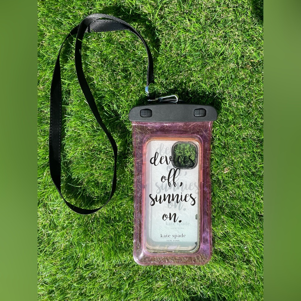 Kate Spade New York Waterproof Cell Phone Lanyard Case Pouch